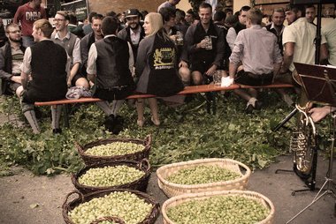 Die Jugendlichen von den Teisendorfer Hütten wurden dieses Jahr zum Zupfen eingeladen.