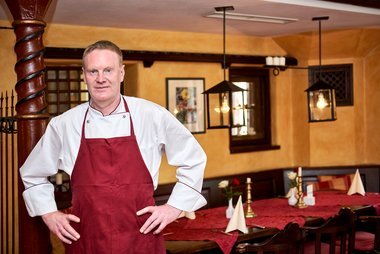 Werner Hartmann führt das Wirtshaus mit viel Engagement.