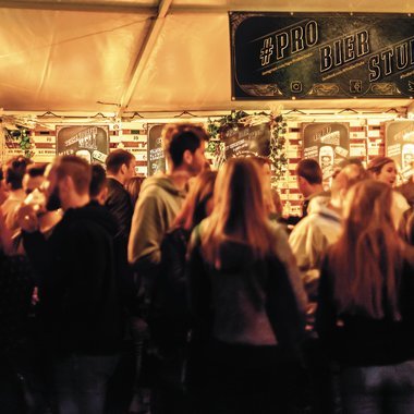 Unsere Probierstubn auf der XXL Bügelparty.