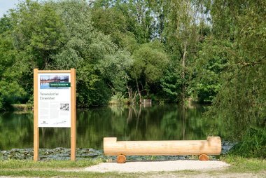 Infotafel am Teisendorfer Eisweiher