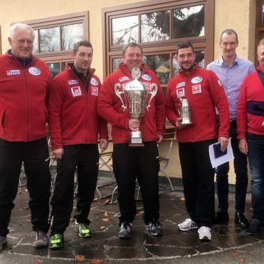 Gratulation zum Gewinn des 36. Wieninger Eisstock- Pokals.