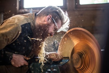 Apfelbaum ist ein wunderbares Holz, grundsätzlich Obsthölzer." sagt GingerWood. 