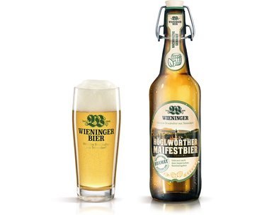 Wieninger Höglwörther Maifestbier mit Glas